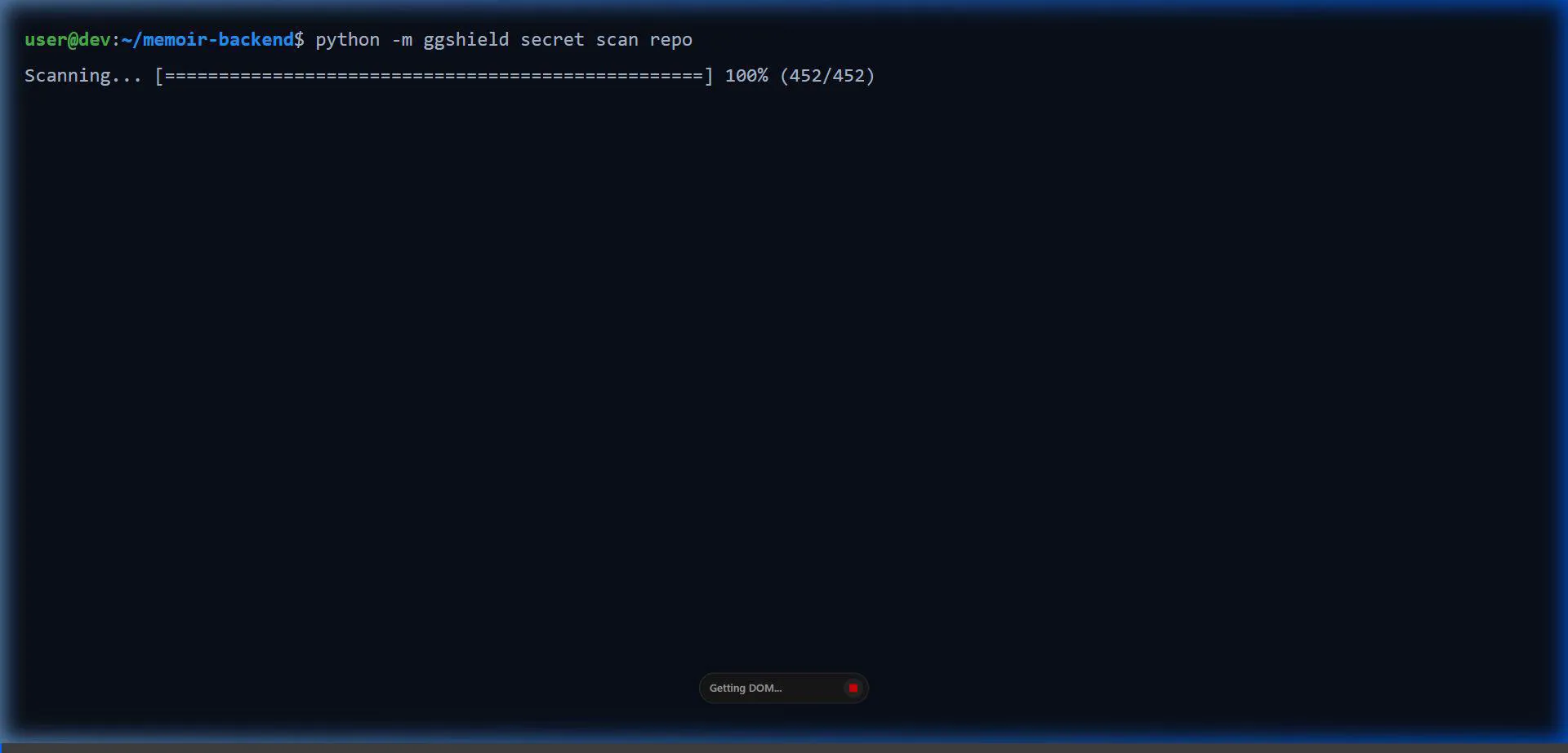 Scenario 3 Terminal Scan